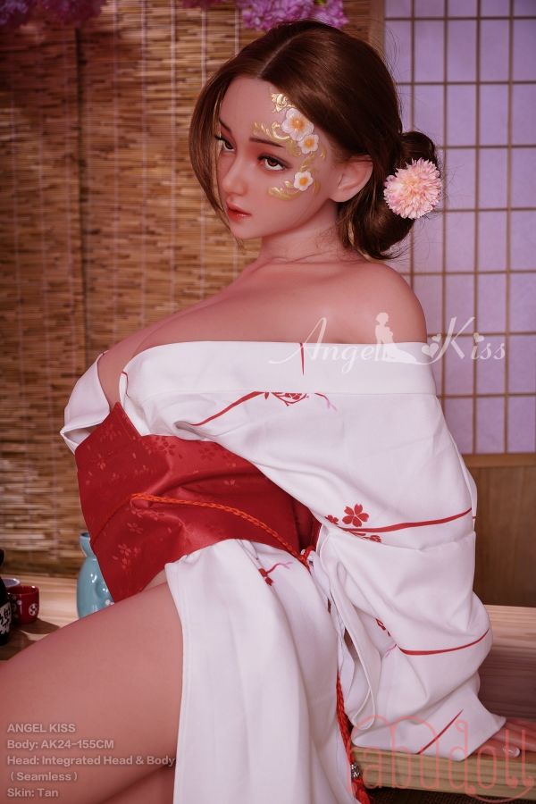 AK24 アジア美人 巨乳 巨尻 着物 AV女優 シームレス 一体型 セックス人形