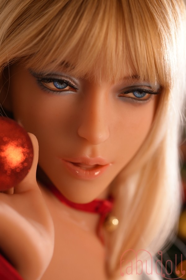 173# リアルな口腔構造 欧米 美人 爆乳 金髪 クリスマス セックス人形
